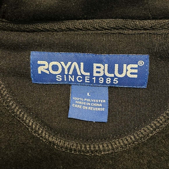 Zip up jacket black and gray thick  size Large - Picture 5 of 6